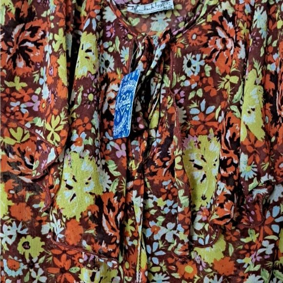 Free People Intimately Say It To Me Bodysuit in Red Sienna Comb NWT - Picture 6 of 12